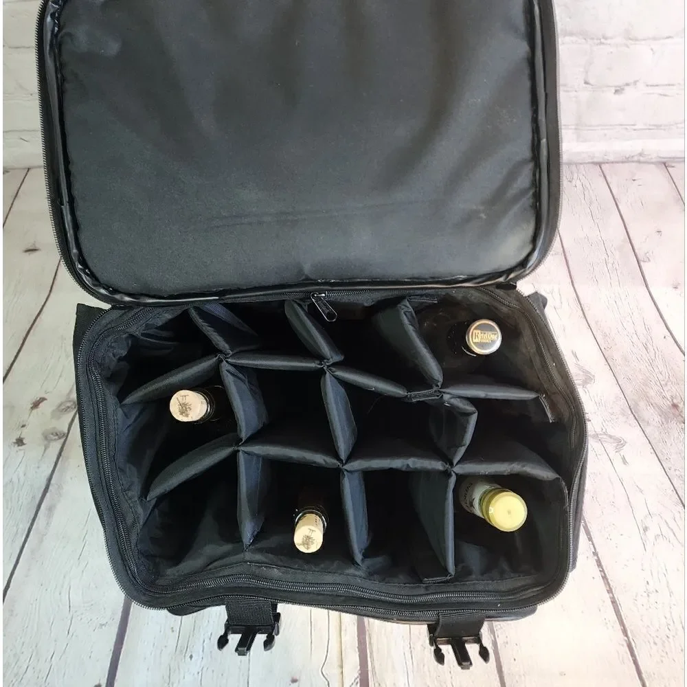 ***Rare Absolut Vodka four-wheel, Bottle Luggage Carrier.